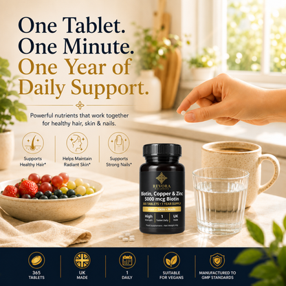 Biotin, Copper & Zinc 5000 mcg