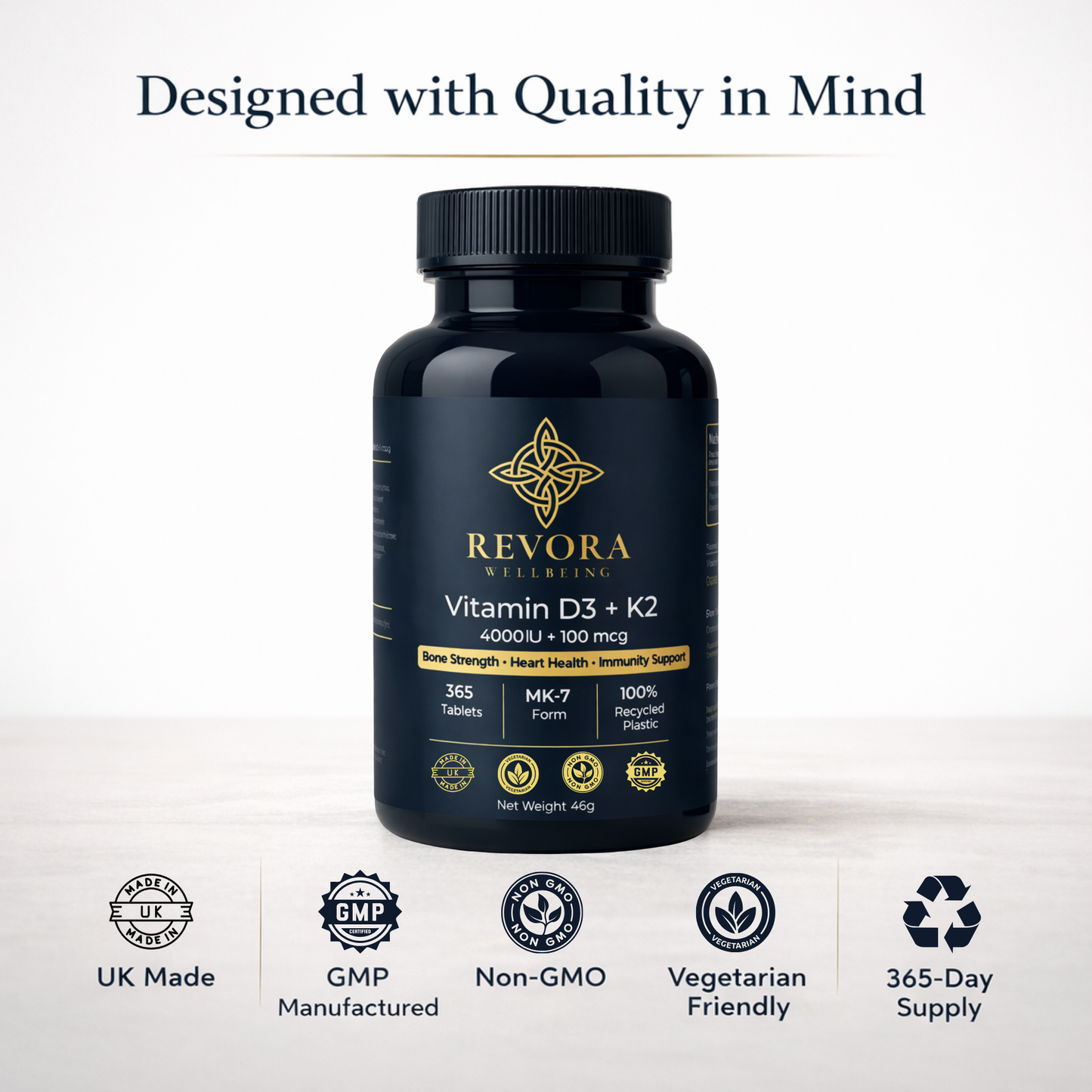 Vitamin D3 + K2 4000 IU