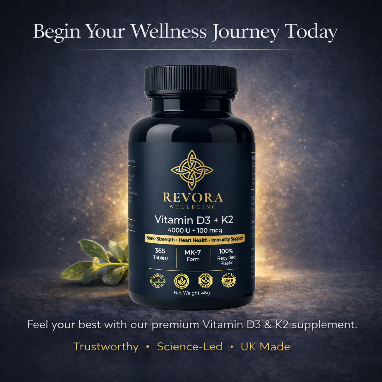 Vitamin D3 + K2 4000 IU