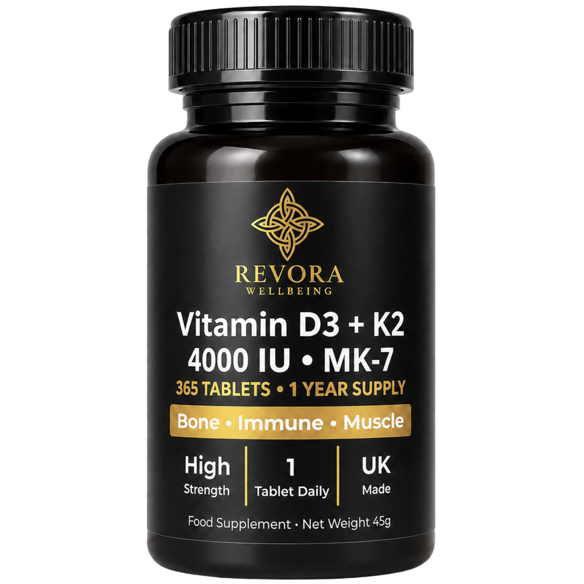 Vitamin D3 + K2 4000 IU (MK-7)